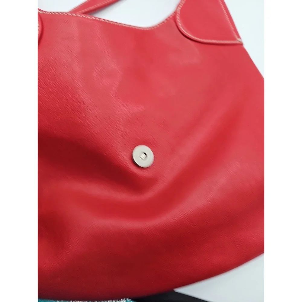 Guess red faux